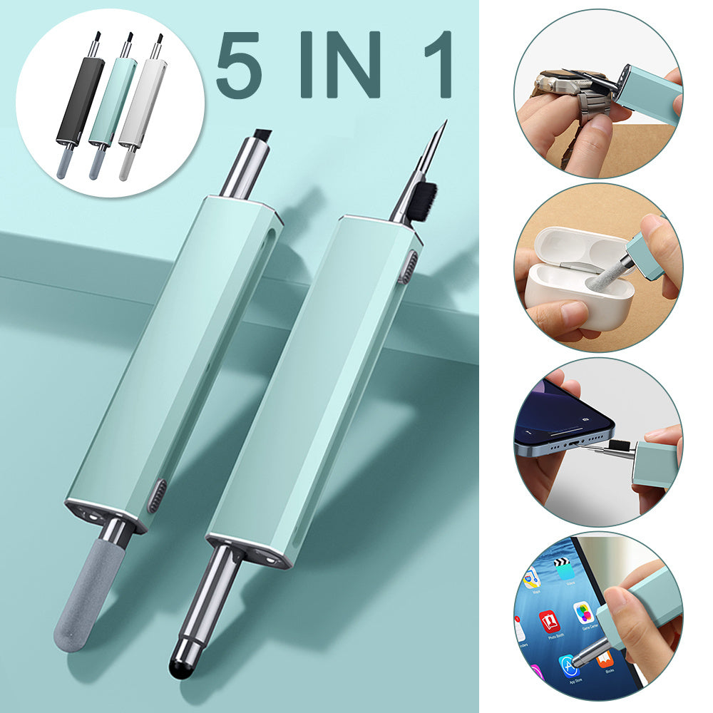 Portable 5 In 1 Wireless Earphone Cleaning Brush Kit