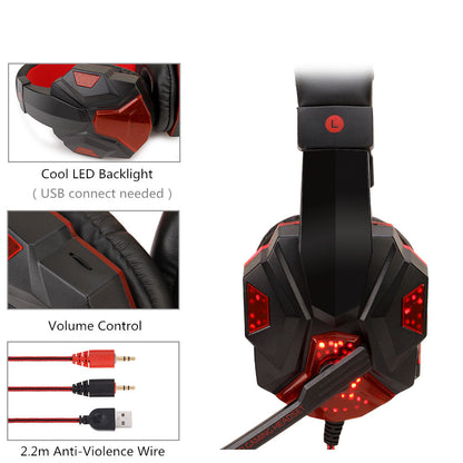 WeSupplyU Wired Gaming Headphones