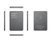 X6 2-in-1 Ultra Slim Aluminum Alloy Magnetic Wireless Fast Charging 15W Power Bank 5000mAh Li-Polymer Battery for Mobile Phones