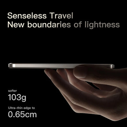 X6 2-in-1 Ultra Slim Aluminum Alloy Magnetic Wireless Fast Charging 15W Power Bank 5000mAh Li-Polymer Battery for Mobile Phones