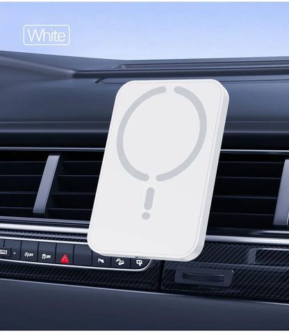 Magnetic Wireless Car Charger Air Vent Clip Phone Holder For Magsafe iPhone 17 16 15 14 13 12 Pro Max Fast Car Charging Stand