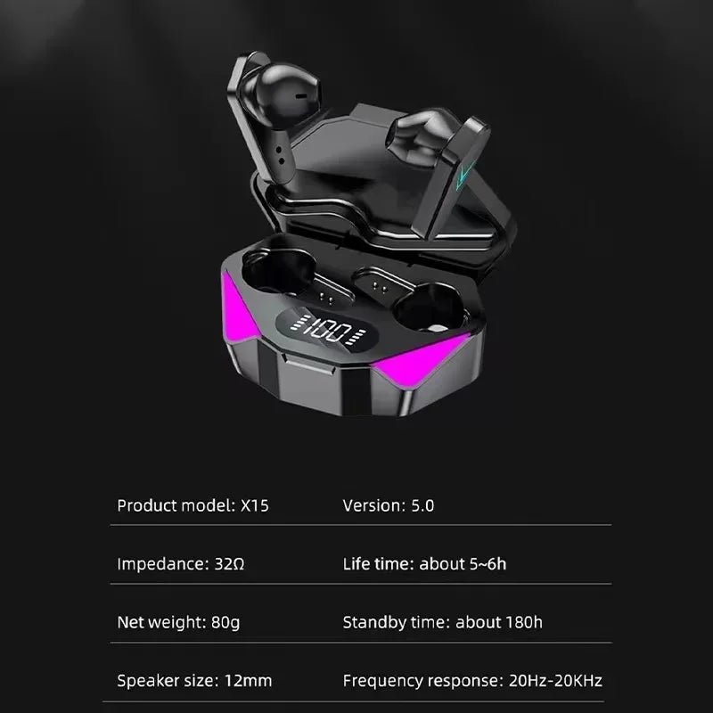 Wireless Noise Reduction Gamer Earphones