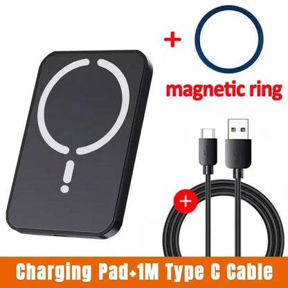 Magnetic Wireless Car Charger Air Vent Clip Phone Holder For Magsafe iPhone 17 16 15 14 13 12 Pro Max Fast Car Charging Stand