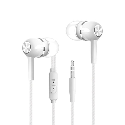 Wired Super Bass 3.5mm Colorful Earbuds with Microphone